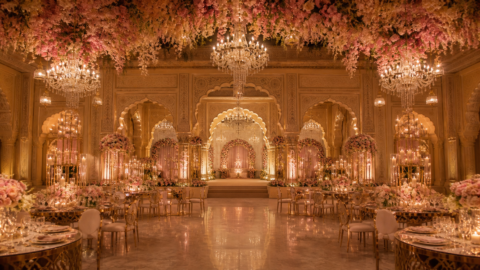 Luxury wedding décor in Jaipur