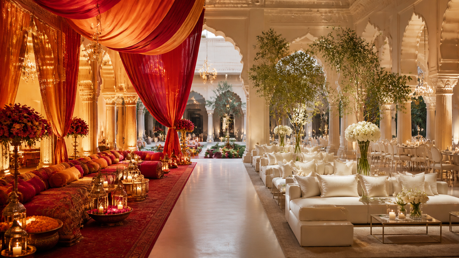 Traditional and modern wedding styles